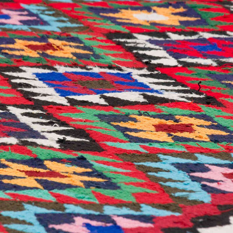 Alfombra Kilim Tribal Vintage - 83 cm x 344 cm - K0077479