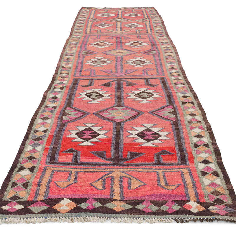 Vintage Anadolu Kilim Yolluk - 105 cm x 367 cm - K0077481