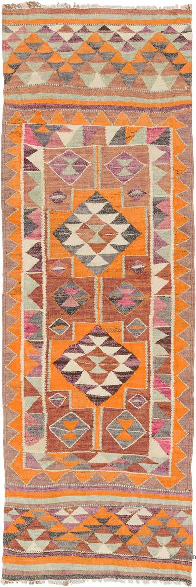 Alfombra Kilim Tribal Vintage - 91 cm x 270 cm