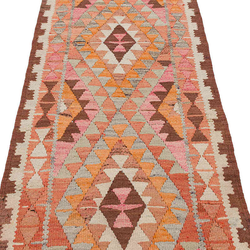 Alfombra Kilim Tribal Vintage - 86 cm x 260 cm - K0077483