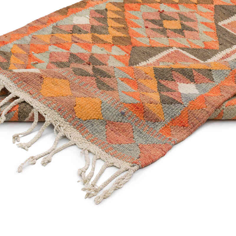 Vintage Tribal Kilim Runner - 2' 9" x 10' 11" (33" x 131") - K0077486