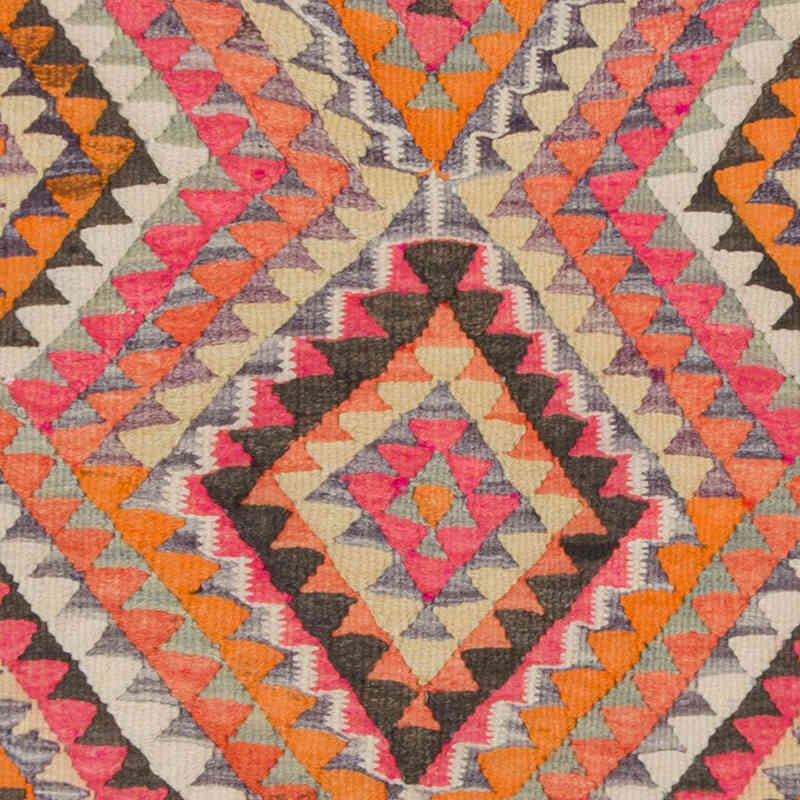 Alfombra Kilim Tribal Vintage - 87 cm x 285 cm - K0077487