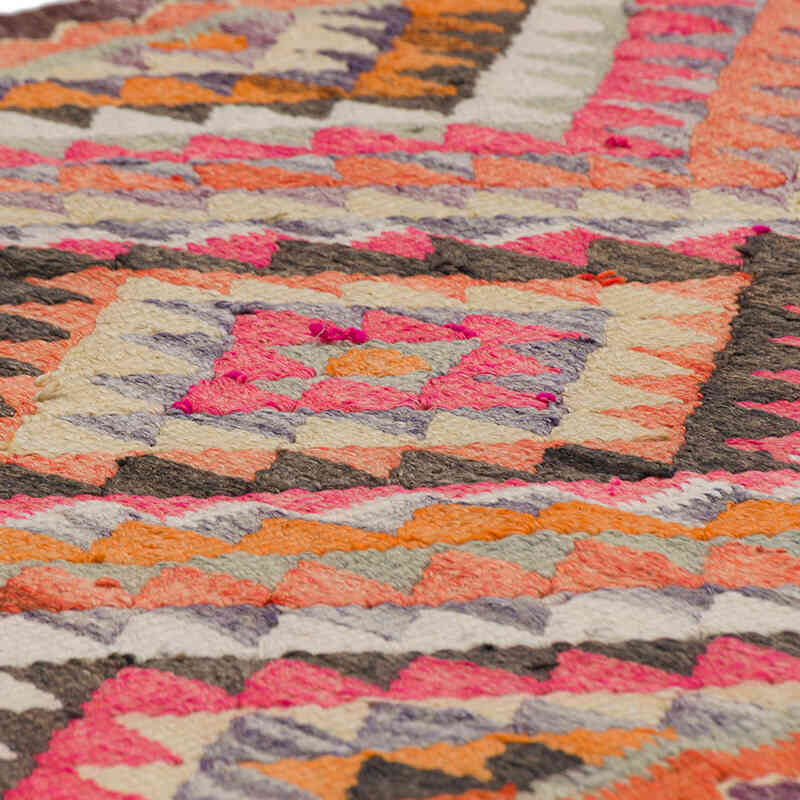Alfombra Kilim Tribal Vintage - 87 cm x 285 cm - K0077487