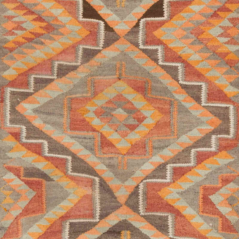 Vintage Tribal Kilim Runner - 2' 11" x 11'  (35" x 132") - K0077488