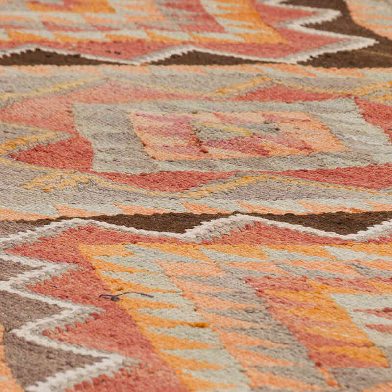 Vintage Tribal Kilim Runner - 2' 11" x 11'  (35" x 132") - K0077488
