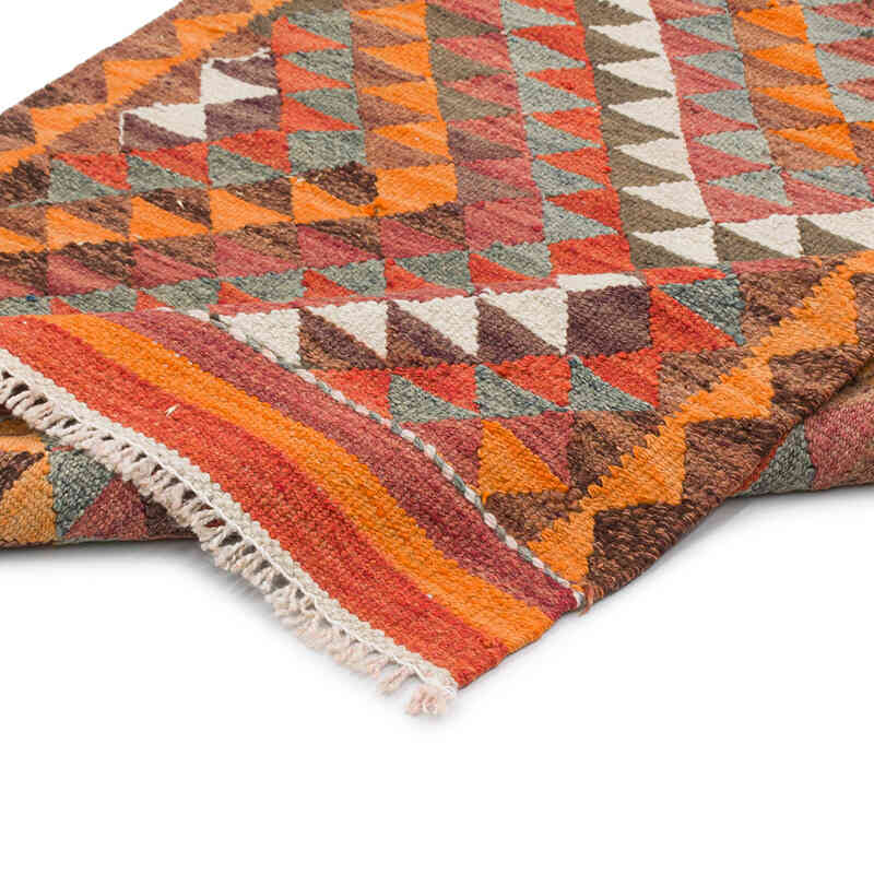 Alfombra Kilim Tribal Vintage - 90 cm x 303 cm - K0077489