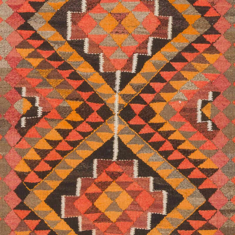 Vintage Tribal Kilim Runner - 2' 11" x 11'  (35" x 132") - K0077492