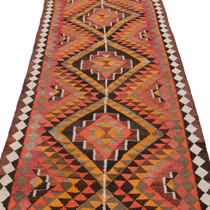 Vintage Tribal Kilim Runner - 2' 11" x 11'  (35" x 132") - K0077492
