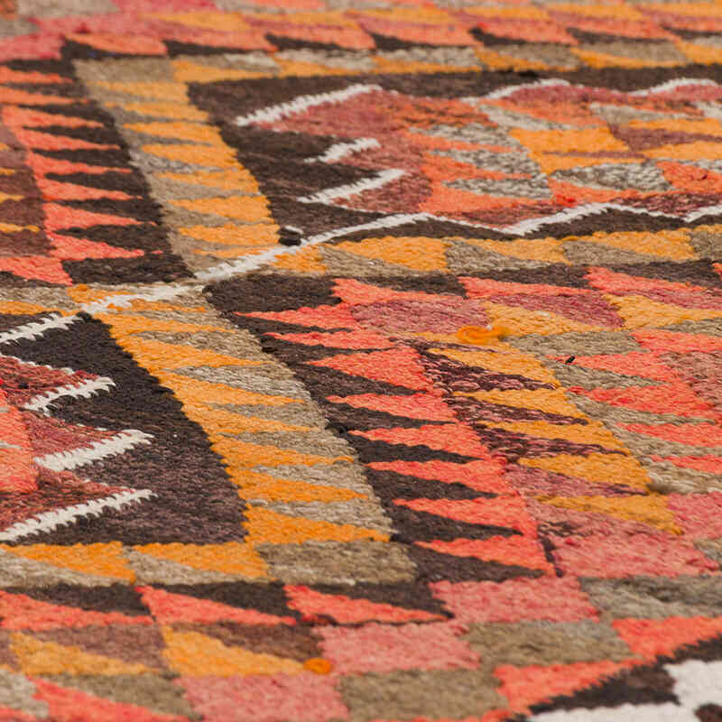 Vintage Tribal Kilim Runner - 2' 11" x 11'  (35" x 132") - K0077492