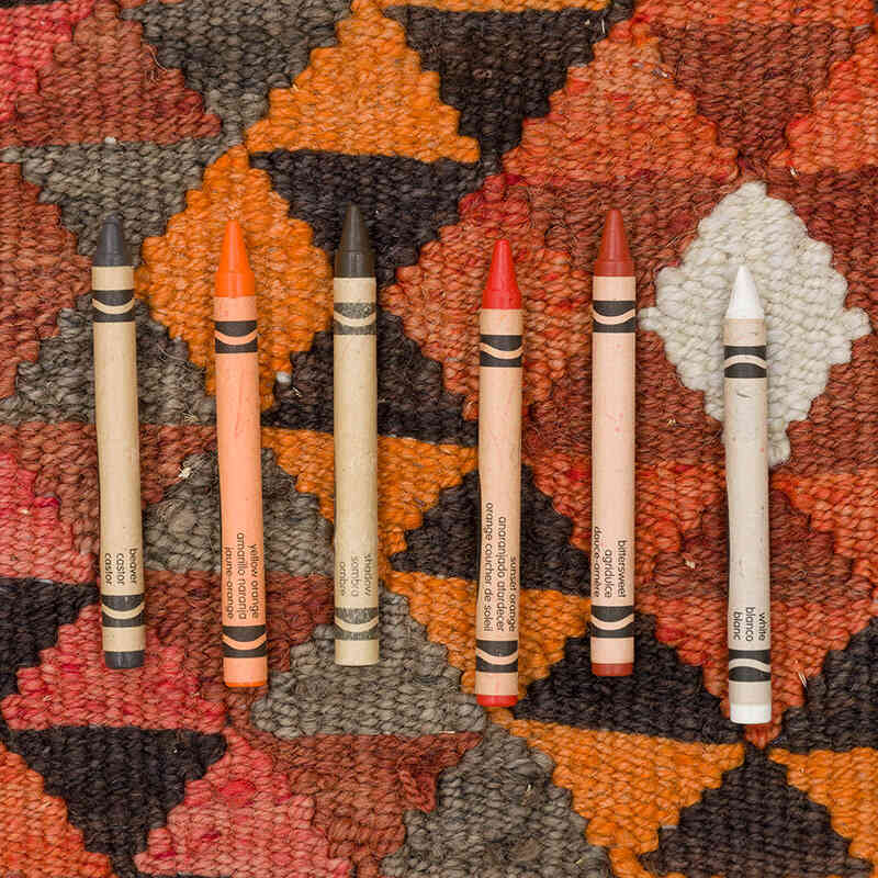 Vintage Tribal Kilim Runner - 2' 9" x 9' 11" (33" x 119") - K0077493