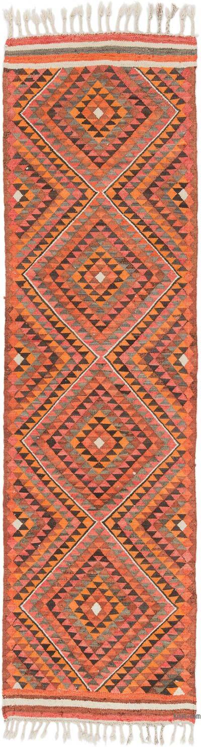 Alfombra Kilim Tribal Vintage - 85 cm x 302 cm