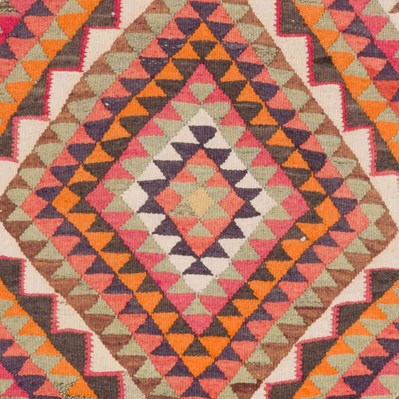 Alfombra Kilim Tribal Vintage - 90 cm x 326 cm - K0077494