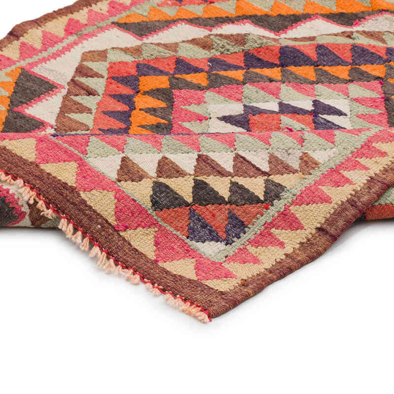 Alfombra Kilim Tribal Vintage - 90 cm x 326 cm - K0077494
