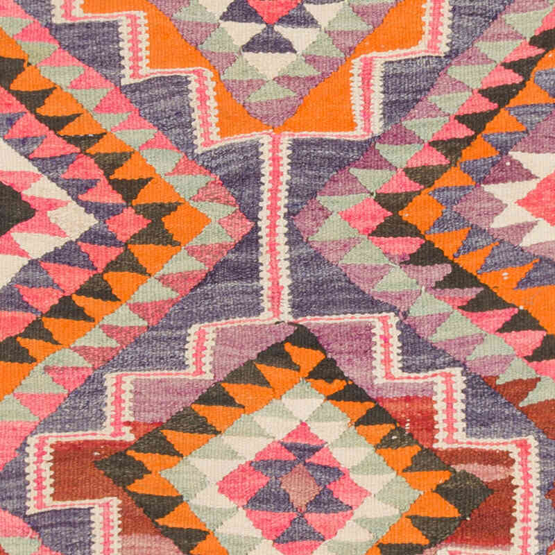 Vintage Anadolu Kilim Yolluk - 98 cm x 341 cm - K0077495