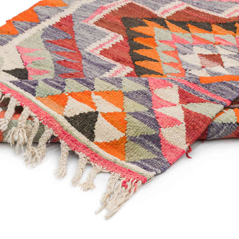 Vintage Anadolu Kilim Yolluk - 98 cm x 341 cm - K0077495