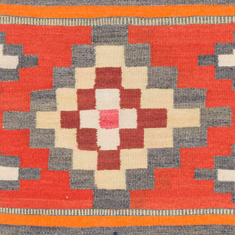 Vintage Tribal Kilim Runner - 2' 11" x 9' 9" (35" x 117") - K0077497
