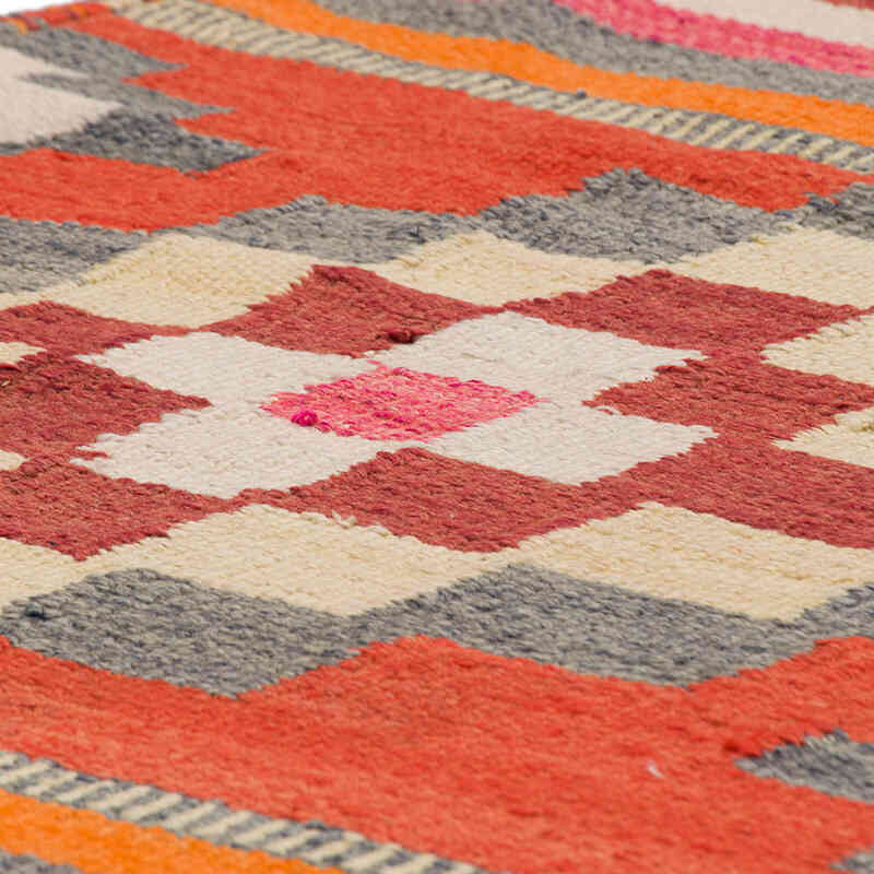Vintage Tribal Kilim Runner - 2' 11" x 9' 9" (35" x 117") - K0077497