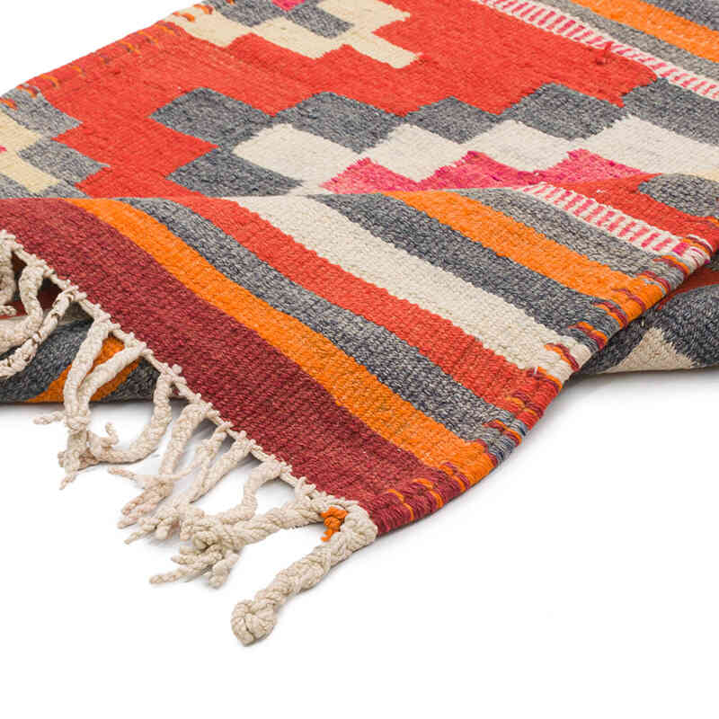 Vintage Tribal Kilim Runner - 2' 11" x 9' 9" (35" x 117") - K0077497
