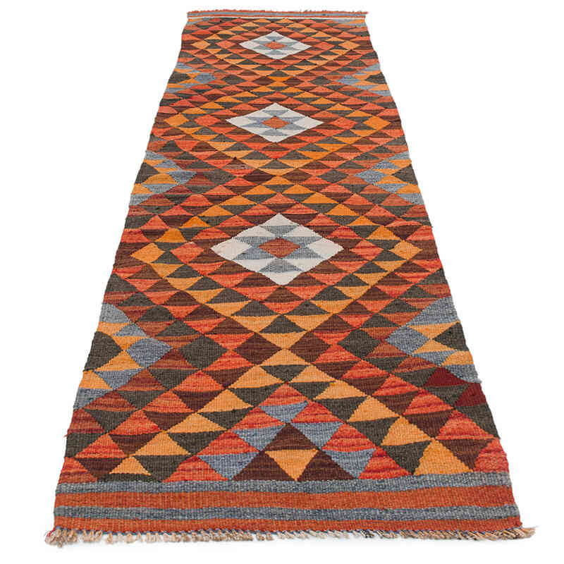 Vintage Tribal Kilim Runner - 2' 5" x 9' 4" (29" x 112") - K0077501