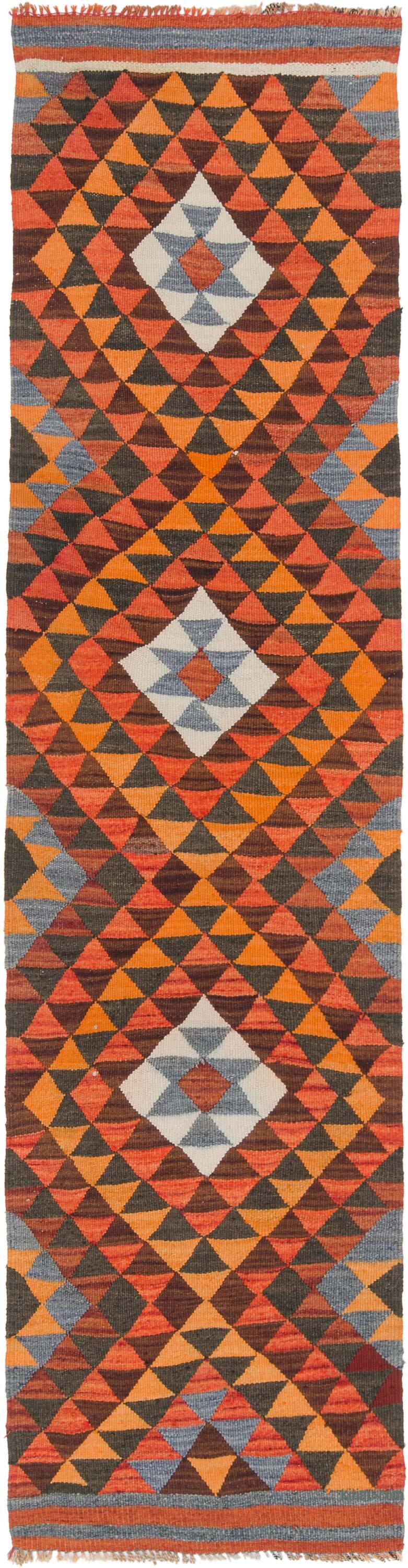 Vintage Tribal Kilim Runner - 2' 5" x 9' 4" (29" x 112") - K0077501