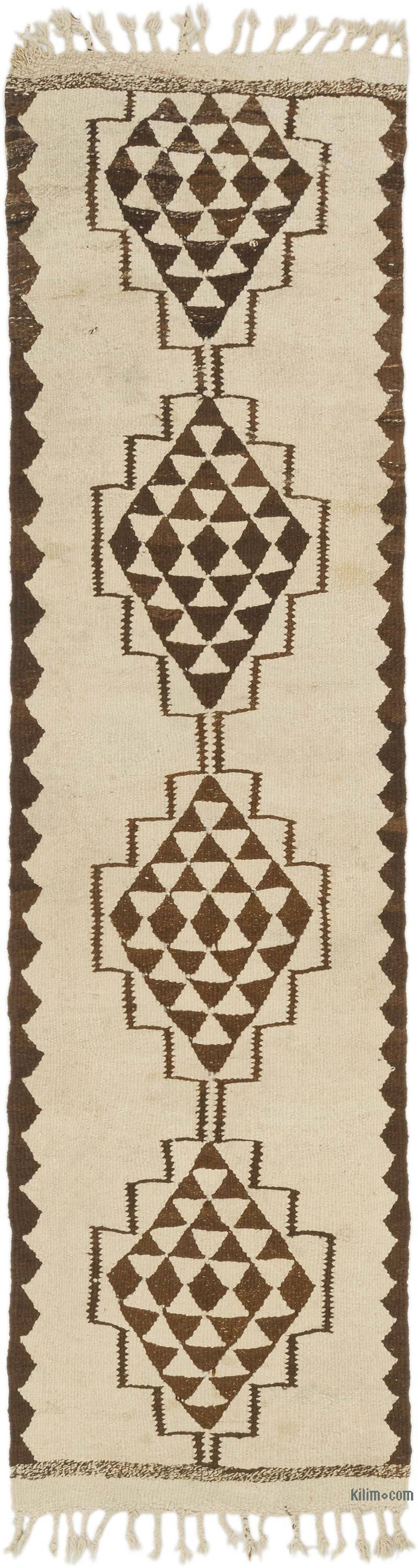 Vintage Anadolu Kilim Yolluk - 76 cm x 271 cm - K0077502
