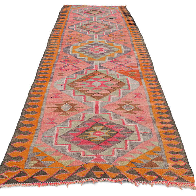 Alfombra Kilim Tribal Vintage - 97 cm x 330 cm - K0077503