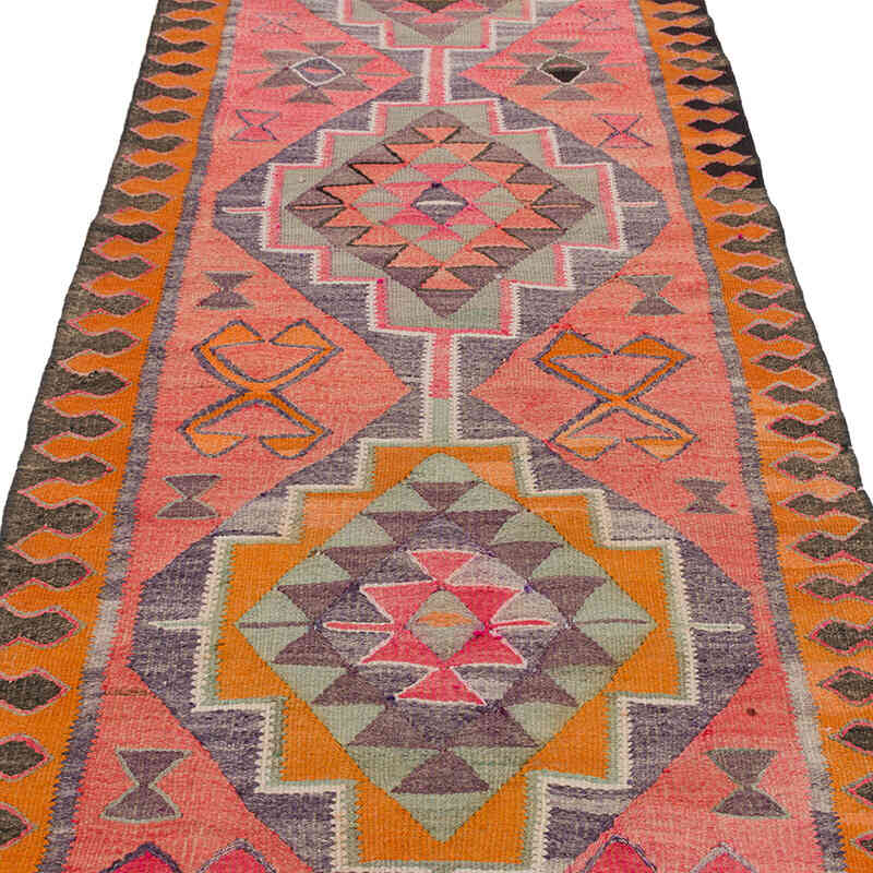 Alfombra Kilim Tribal Vintage - 97 cm x 330 cm - K0077503