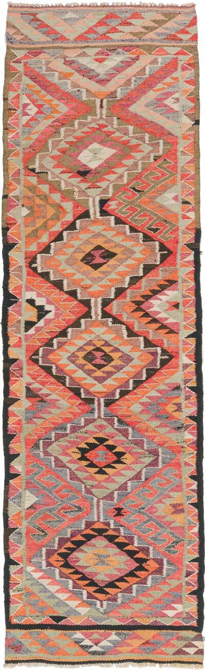 Vintage Anadolu Kilim Yolluk - 96 cm x 314 cm