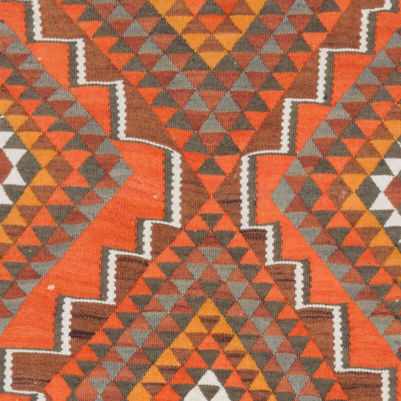 Vintage Tribal Kilim Runner - 2' 11" x 11' 2" (35" x 134") - K0077506