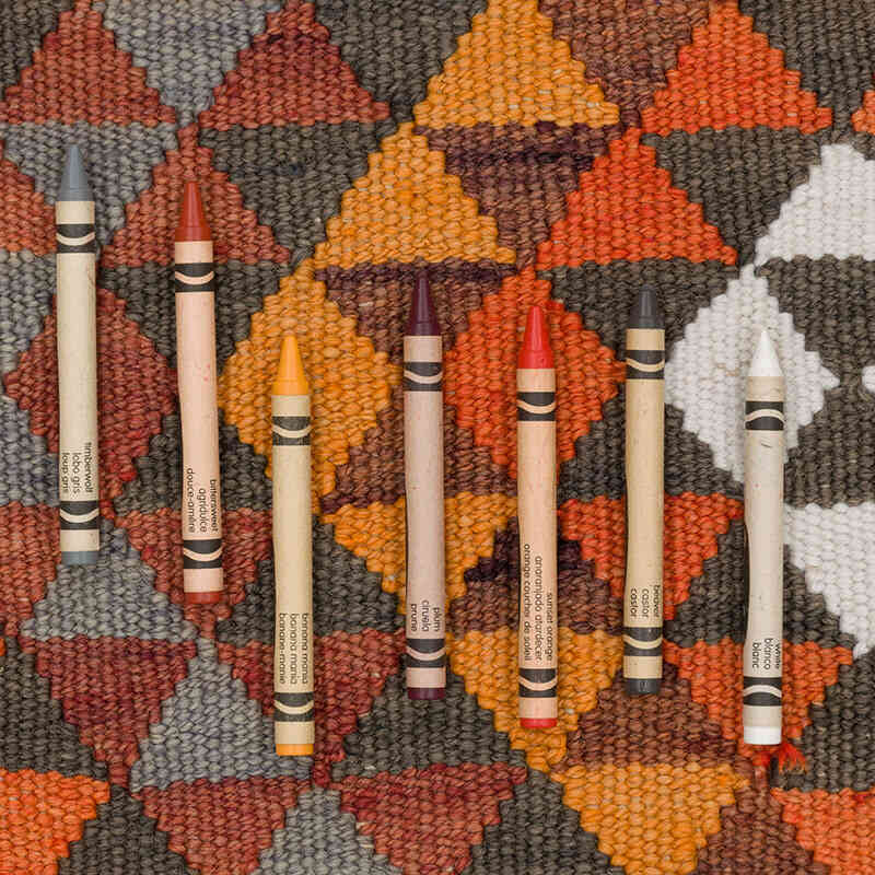 Vintage Tribal Kilim Runner - 2' 11" x 11' 2" (35" x 134") - K0077506