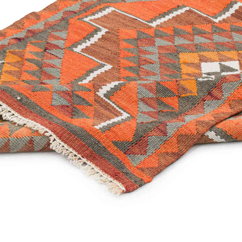 Vintage Tribal Kilim Runner - 2' 11" x 11' 2" (35" x 134") - K0077506