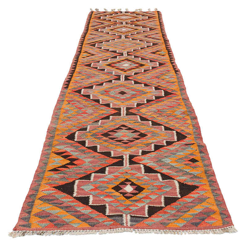 Vintage Anadolu Kilim Yolluk - 83 cm x 311 cm - K0077508