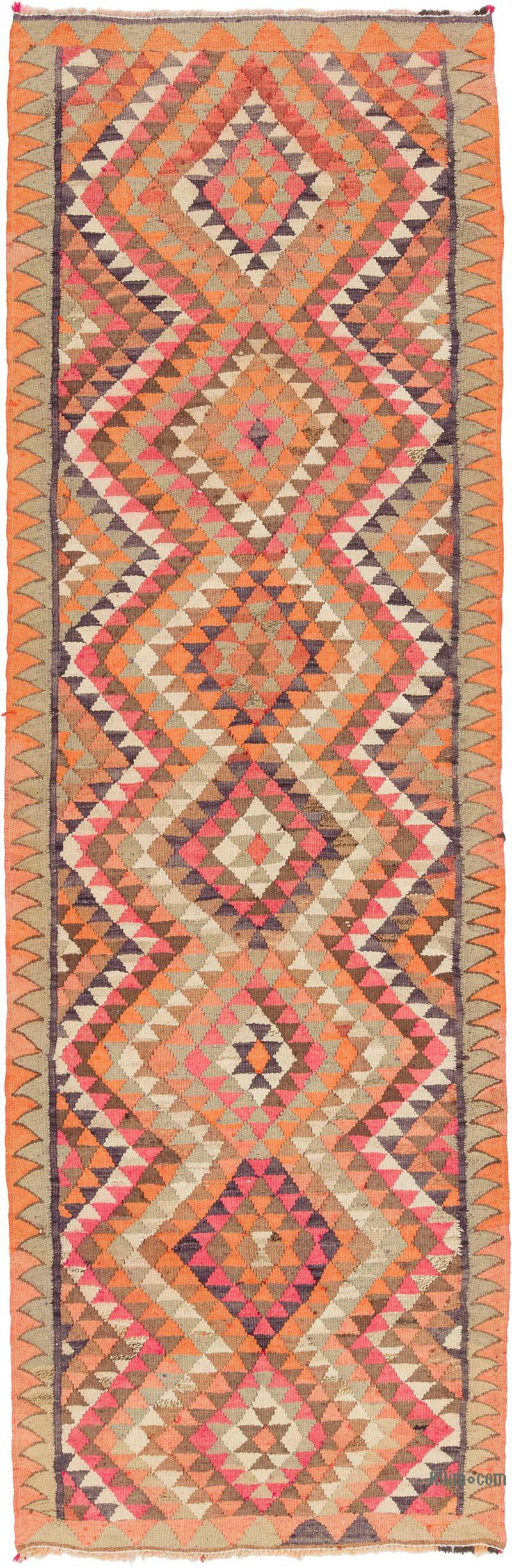 Alfombra Kilim Tribal Vintage - 101 cm x 315 cm - K0077510