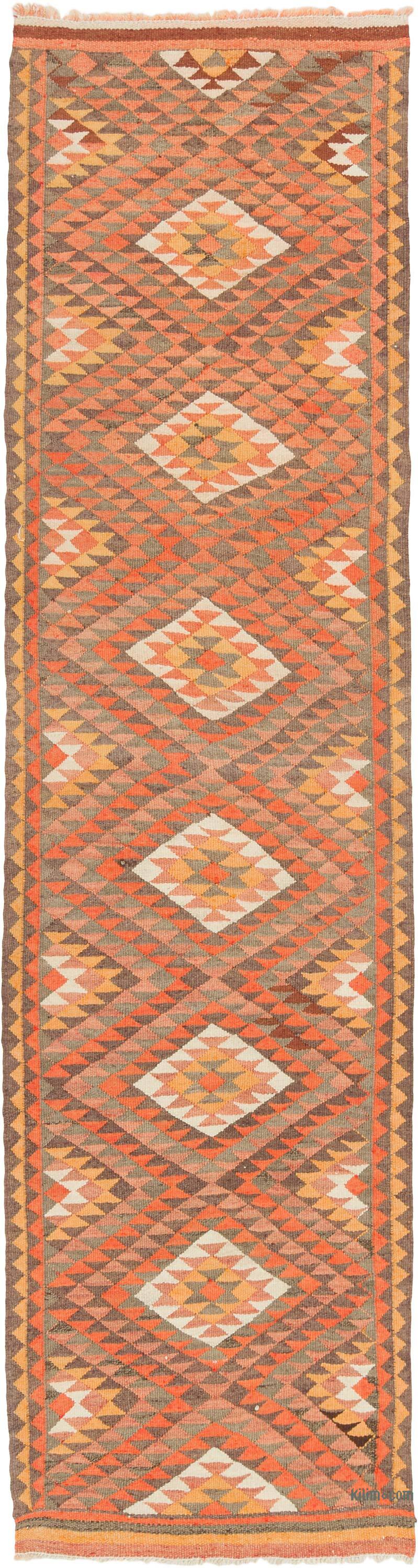 Alfombra Kilim Tribal Vintage - 80 cm x 300 cm - K0077511
