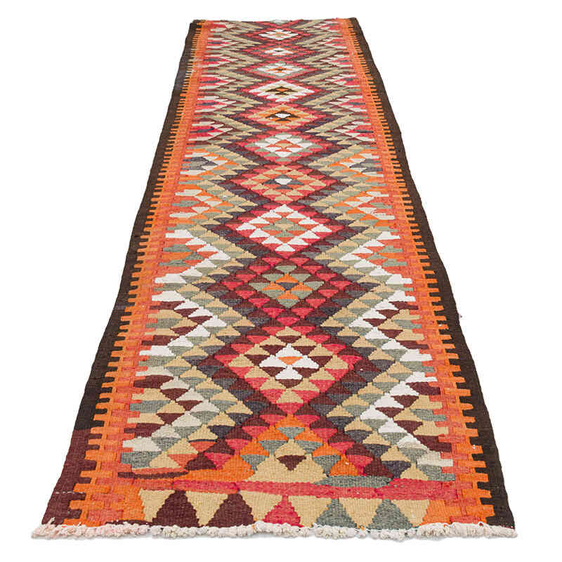 Vintage Anadolu Kilim Yolluk - 82 cm x 332 cm - K0077512