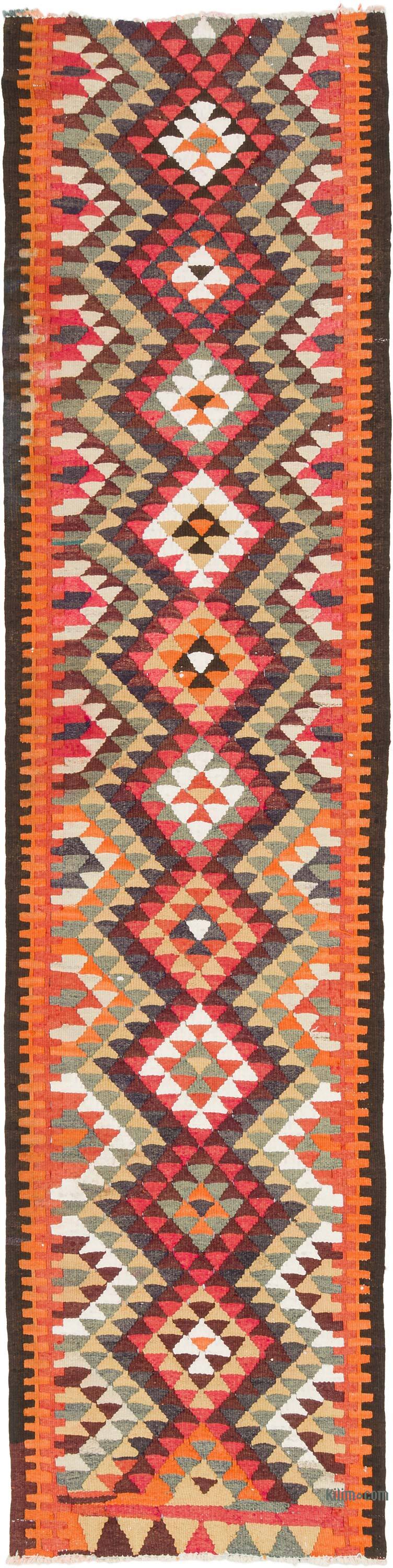 Vintage Anadolu Kilim Yolluk - 82 cm x 332 cm - K0077512