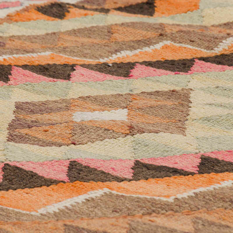 Vintage Anadolu Kilim Yolluk - 95 cm x 365 cm - K0077513