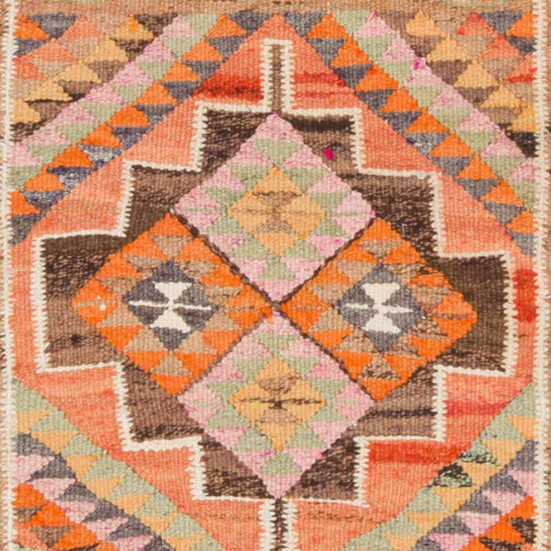 Vintage Anadolu Kilim Yolluk - 97 cm x 334 cm - K0077516