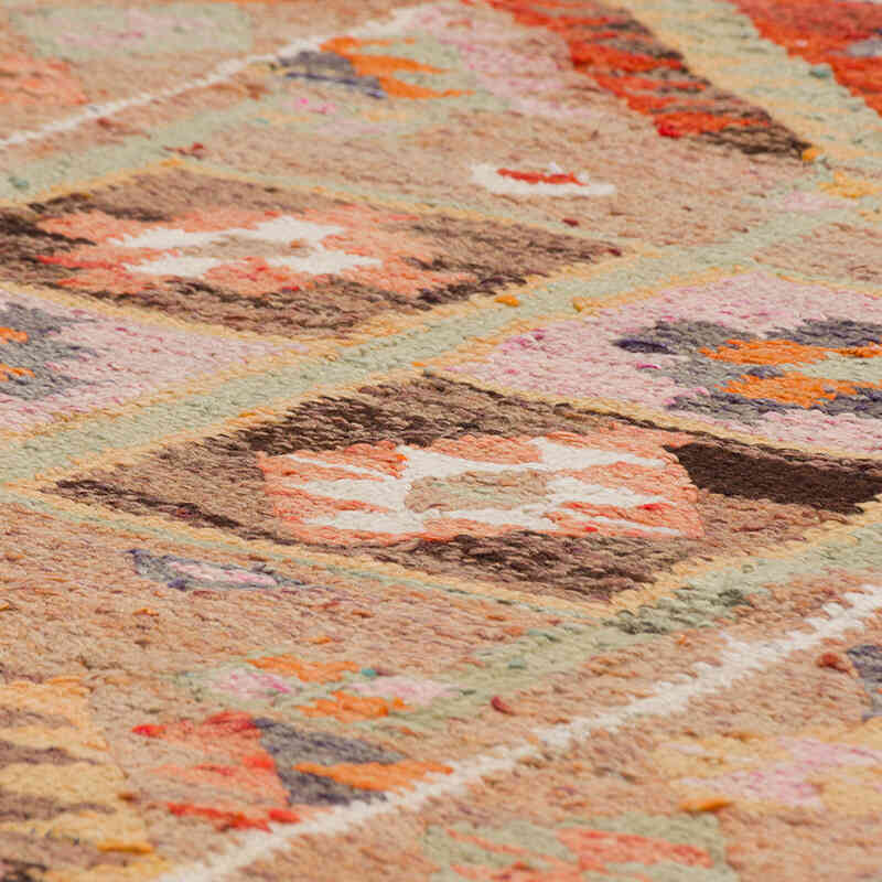 Vintage Anadolu Kilim Yolluk - 97 cm x 334 cm - K0077516