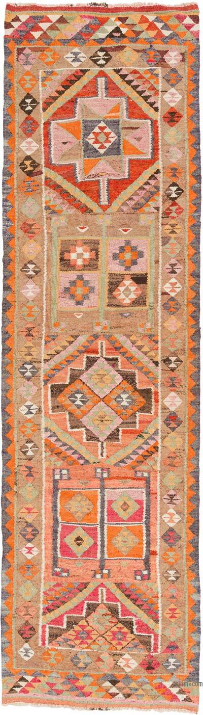 Vintage Anadolu Kilim Yolluk - 97 cm x 334 cm