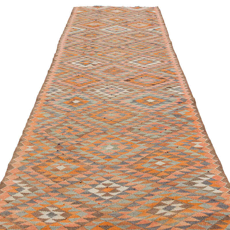 Alfombra Kilim Tribal Vintage - 102 cm x 340 cm - K0077517