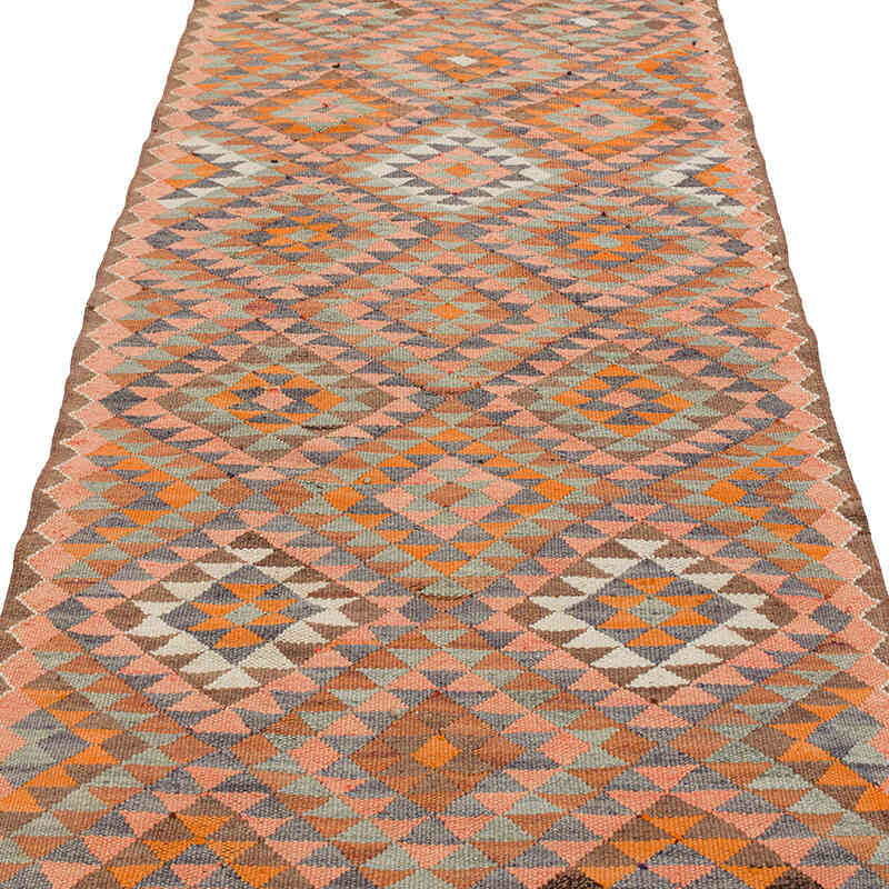 Alfombra Kilim Tribal Vintage - 102 cm x 340 cm - K0077517