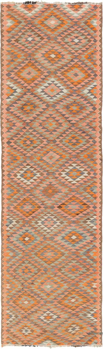 Vintage Tribal Kilim Runner - 3' 4" x 11' 2" (40" x 134")