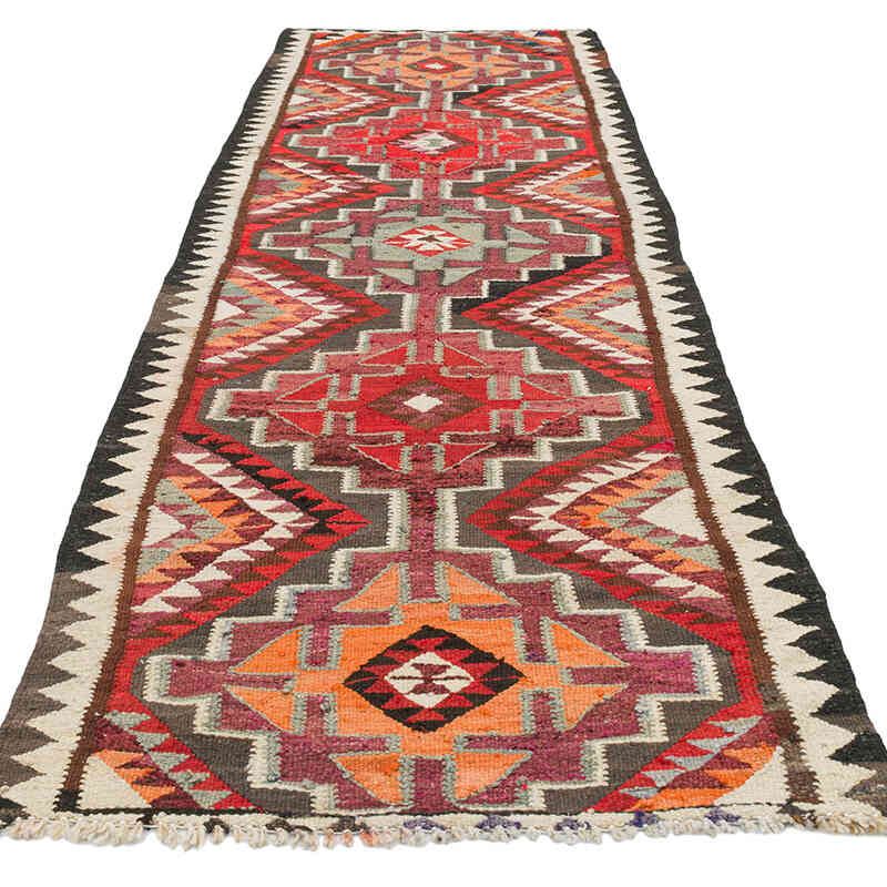 Alfombra Kilim Tribal Vintage - 100 cm x 310 cm - K0077518