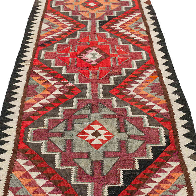 Alfombra Kilim Tribal Vintage - 100 cm x 310 cm - K0077518