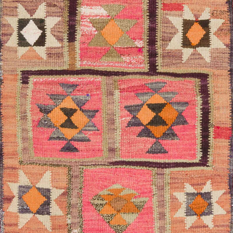 Vintage Tribal Kilim Runner - 3'  x 10' 4" (36" x 124") - K0077519