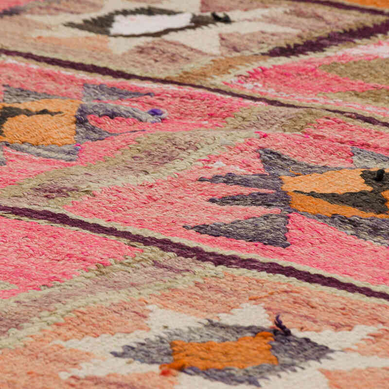 Vintage Tribal Kilim Runner - 3'  x 10' 4" (36" x 124") - K0077519