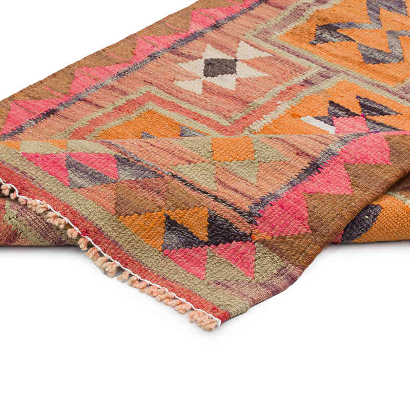 Vintage Tribal Kilim Runner - 3'  x 10' 4" (36" x 124") - K0077519