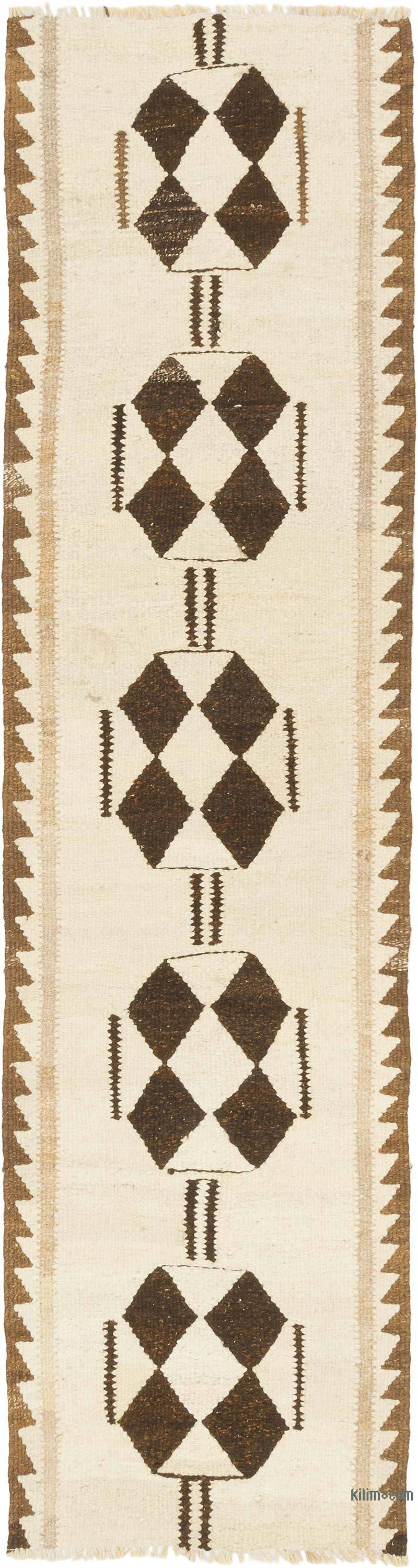 Vintage Anadolu Kilim Yolluk - 80 cm x 302 cm - K0077522
