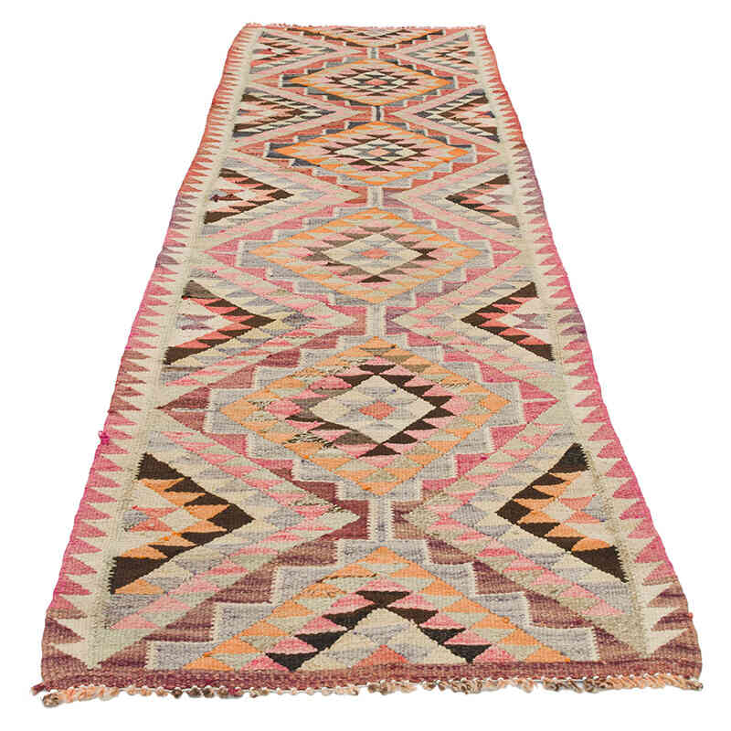 Vintage Anadolu Kilim Yolluk - 82 cm x 289 cm - K0077524